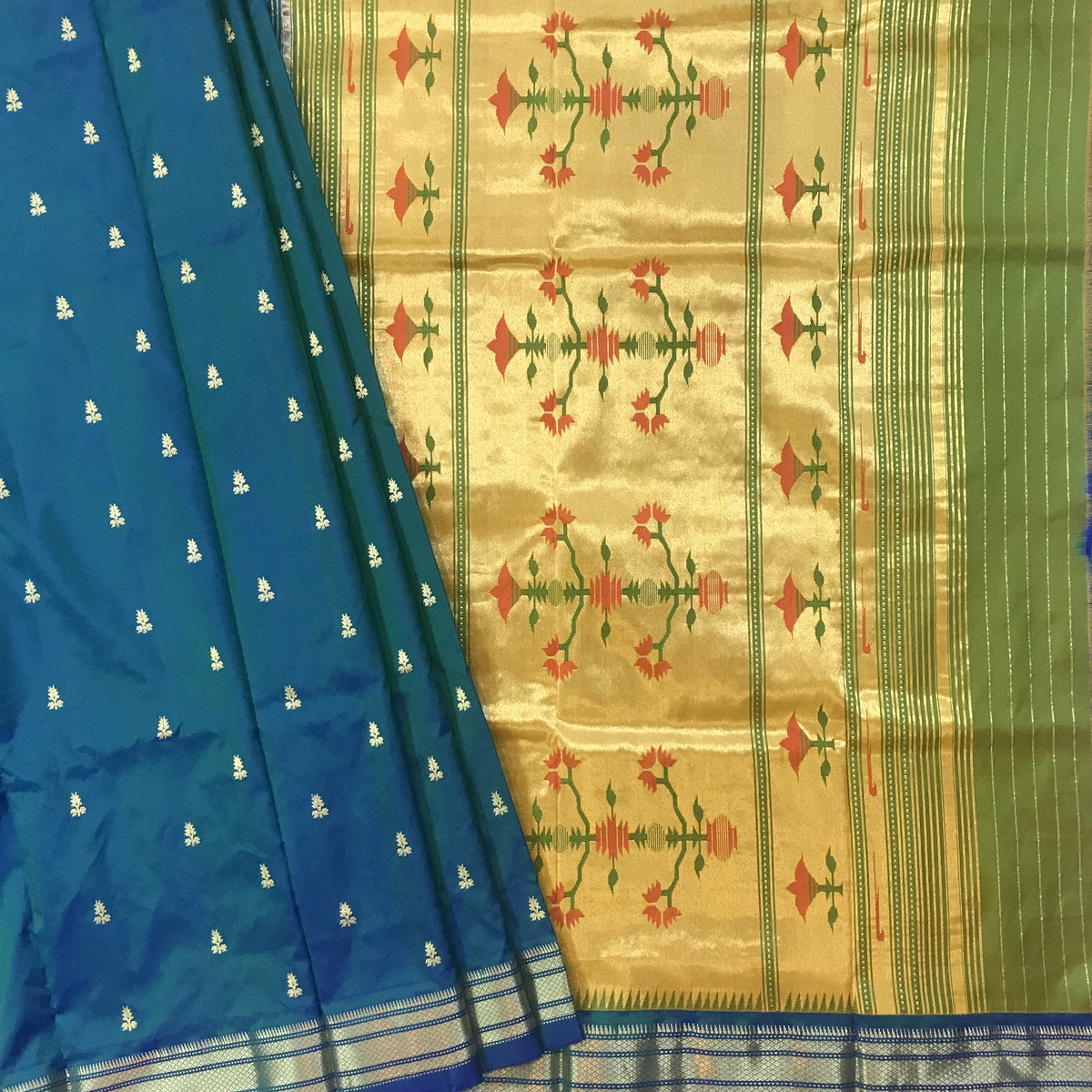 Yeola Paith Asawli Pallu SHP YIP-2-26-493 – Pratha by Kavita Koparkar