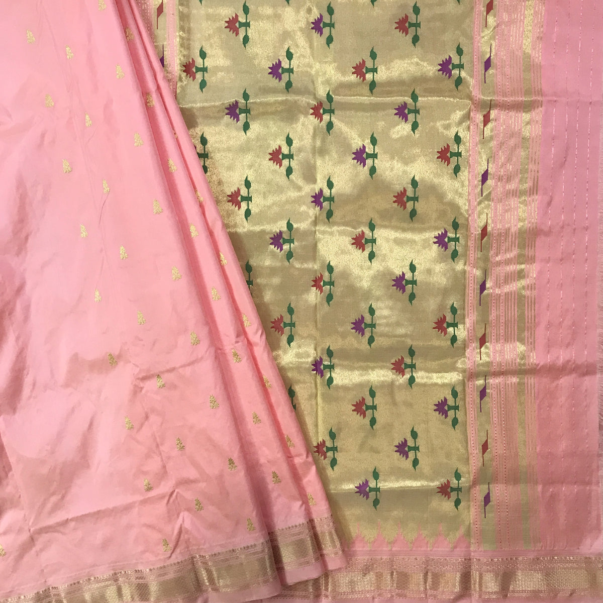 Yeola Paith Asawli Pallu SHP YIP-2-26-498 – Pratha by Kavita Koparkar